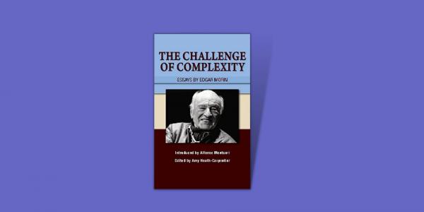 The Challenge of Complexity book cover with a purple backdrop